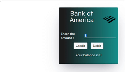 Check your bank balance with this Bank app.
